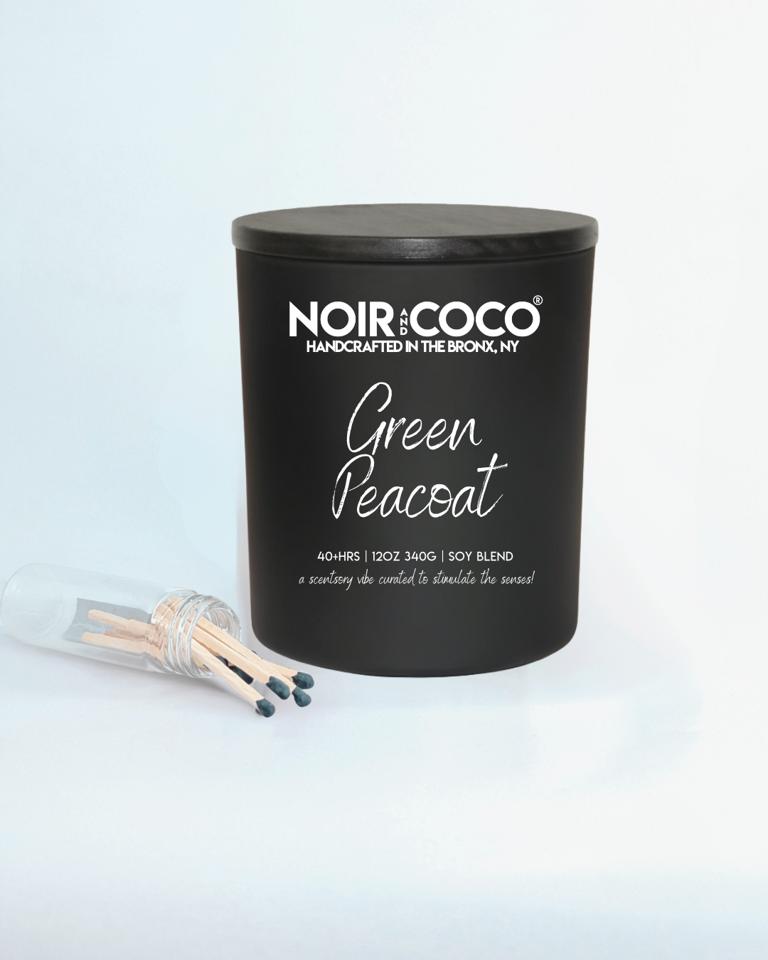 Green Peacoat- 8oz Candle